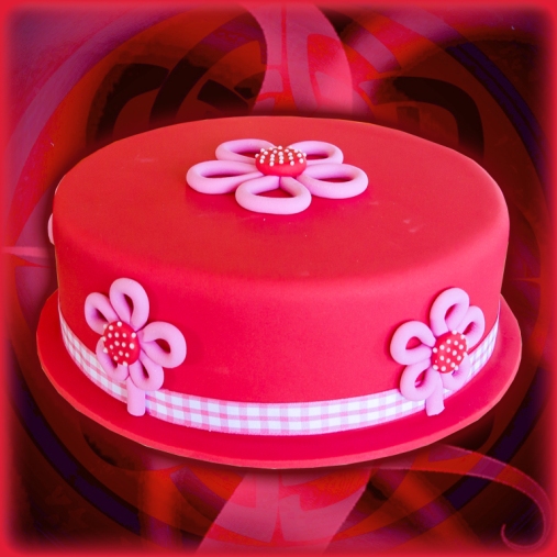 Cute Red Cake