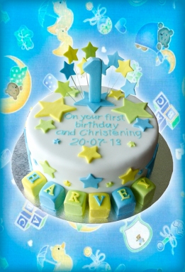 1st Birthday / Christening Cake
