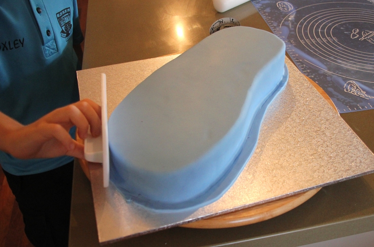 Using the cake smoother